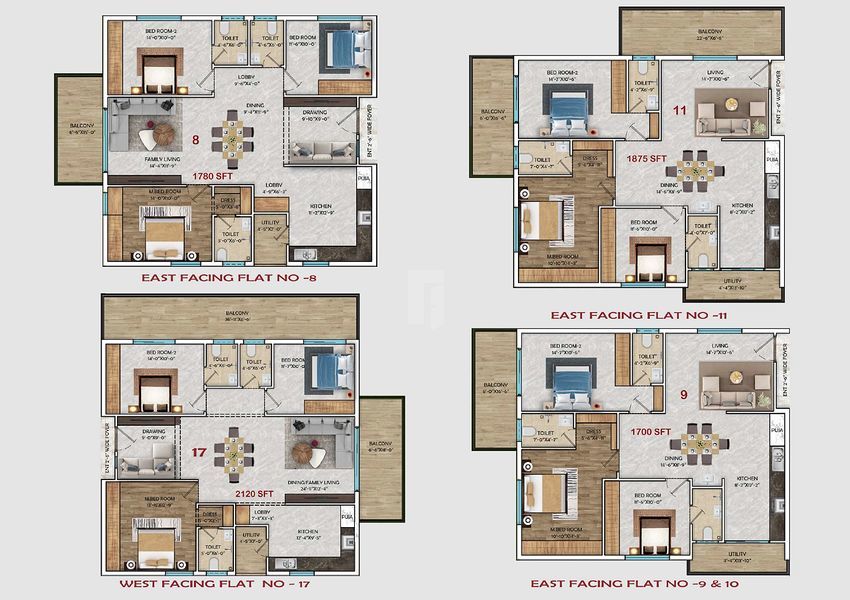 Abinandana Skylark 1 Floor plan